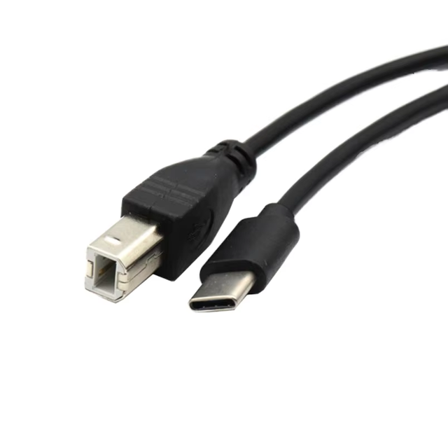 Mindpure 0.5m-2m PVC Jacket USB-C Printer Cable with 3A Fast Charging Multi-Function Data Transfer Pure Copper Conductor