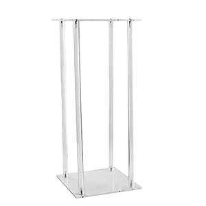Marco cuadrado de acrílico transparente para escenario de bodas, accesorio para arreglos florales de mesa principal de hotel, marco cuadrado para pasillo, agente de Taobao - Product Image 3