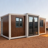 Maison conteneur à faible coût, bungalow pliable portable, alternative pour chambre d'hôtes dans la cour