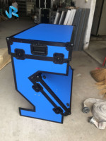 Caisse de vol Dj en aluminium, meilleure qualité, personnalisée, coffret à outils généraux américaine, boîte à outils ordinaire, TUV en option 3 ans