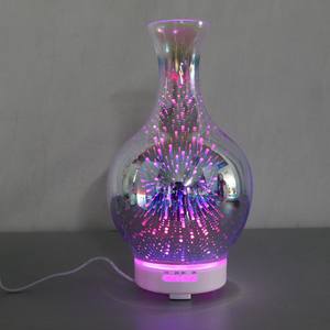 Online alışveriş abd 100ml renkli ışıklar ev dekoratif ultrasonik nemlendirici piezoelektrik dönüştürücü - Product Image 5