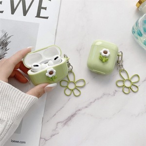เคสลายดอกไม้สีเขียวมัทฉะสำหรับหูฟังไร้สาย AirPods รุ่นที่ 4, เคสป้องกันสำหรับ Pro2 สำหรับเคสหูฟัง Apple รุ่นที่ 3 - Product Image 2