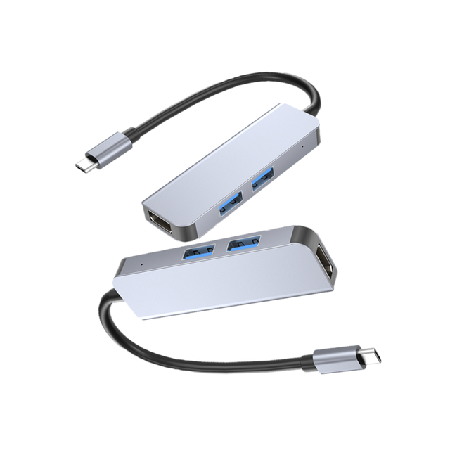 Mini Easy to Carry 3 Port USB C Hub Docking Station With ABS Plastic Case Factory Cheap Price