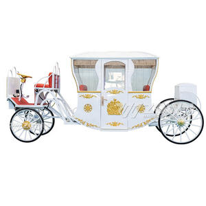 豪华马车四轮观光电动皇家马车出售，可定制颜色和徽标 - Product Image 2