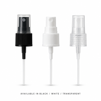 Feinzerstäuber 18/410 Kleine Sprühpumpe Schwarz Weiß Transparent für Parfüm Toner Flasche Kunststoff PP Kosmetik Großhandel