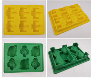 Nhà Máy Nóng Bán Sao Chết Chiến Tranh Sô Cô La Khuôn Mẫu Cho Tùy Chỉnh <span class=keywords><strong>Silicone</strong></span> <span class=keywords><strong>Ice</strong></span> <span class=keywords><strong>Cube</strong></span> Hoặc Kẹo Khay - Product Image 3