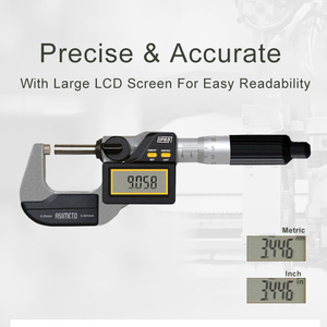 IP65 Rated Digital Asimeto <b>Micrometer</b> Dust & Water Resistant for Harsh Workshop Environments Long Service Life - Product Image 4