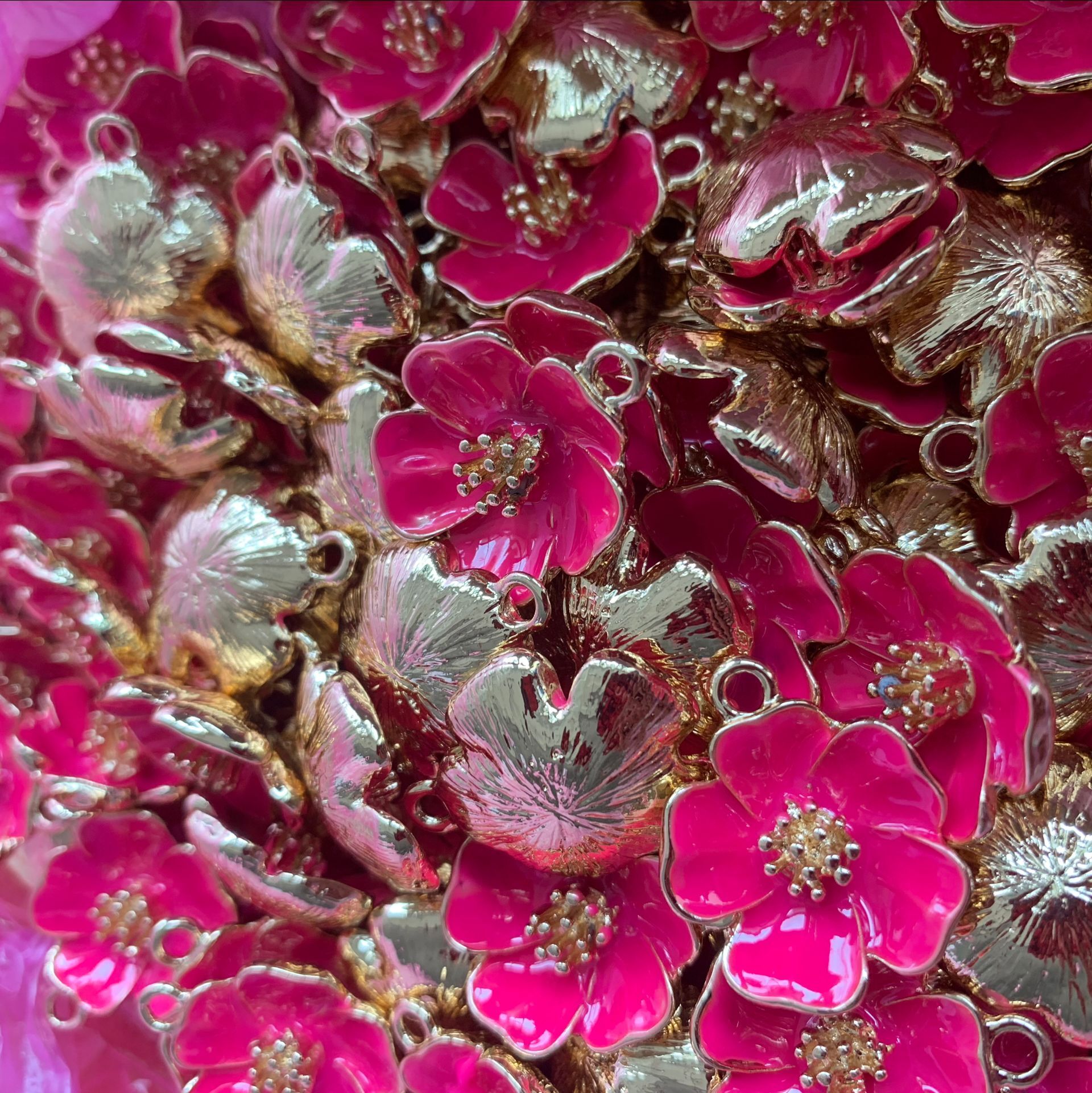 1 rosa dorado intenso