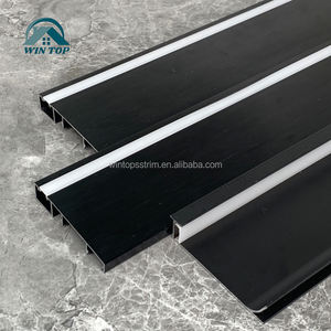 Plinthe en alliage d'aluminium montée sur le côté avec lumière LED Plinthe de <span class=keywords><strong>cuisine</strong></span> pour la chambre à coucher Plinthe d'éclairage en aluminium - Product Image 2