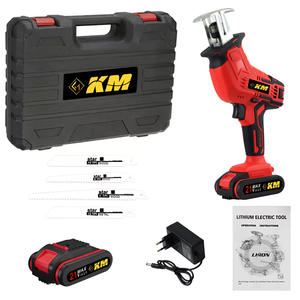 Sierra Recíproca Inalámbrica Km de 21V con Batería de Iones de Litio, Herramienta para Cortar Madera y Metal - Product Image 1