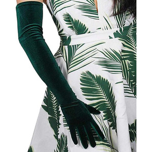 Velours de cérémonie Robe de soirée <span class=keywords><strong>Gants</strong></span> longs chauds Banquet fête opéra <span class=keywords><strong>Gants</strong></span> en velours <span class=keywords><strong>Gants</strong></span> longs - Product Image 3