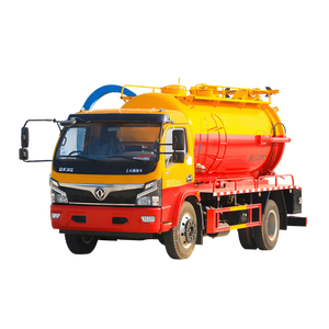 Choix Fiable Dongfeng 10000L Camion de Nettoyage d'Égouts Combiné Robuste, Camion Aspirateur de Boues pour l'Entretien des Canalisations Souterraines - Product Image 1