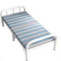 Lit pliant moderne minimaliste en fer, réglable, couleur et taille personnalisables, gain de place, idéal pour bureau et hôtel