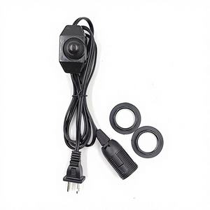 Enchufe <span class=keywords><strong>de</strong></span> <span class=keywords><strong>Cable</strong></span> ABS al por Mayor <span class=keywords><strong>de</strong></span> Fábrica, Enchufe Plano con Orificio <span class=keywords><strong>de</strong></span> Calibre Estadounidense, Interruptor <span class=keywords><strong>de</strong></span> Atenuación <span class=keywords><strong>de</strong></span> 110v, Portalámparas E12 <span class=keywords><strong>de</strong></span> Dientes Completos, Anillo Simple o Doble - Product Image 1