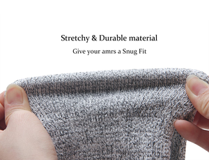 Manicotti Antitaglio in HPPE Livello 5 per Lavoratori del Vetro e del Legno, Protezione per Braccia Resistenti al Taglio - Product Image 4