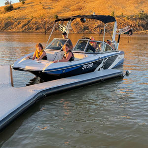 Plataforma de muelle <span class=keywords><strong>flotante</strong></span> JetSki con teca EVA, yate inflable de agua, Isla de elevación de ocio de verano - Product Image 5