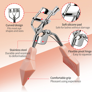 Nouveau recourbe-cils manuel à design tournesol grand angle, poignée ergonomique, outil de beauté pour un coiffage longue durée, marque privée - Product Image 4