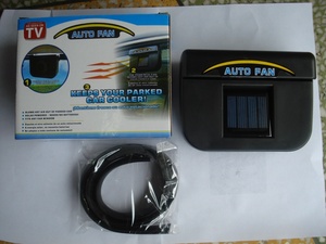 พัดลมระบายอากาศในรถยนต์พลังงานแสงอาทิตย์ขนาดเล็ก - Product Image 3