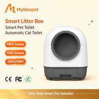 Bac à litière intelligent Dolphin MAX CH-ICB015, toilette automatique pour chat à nettoyage automatique, contrôle par application, réservoir de 9 L, espace super spacieux de 80 L