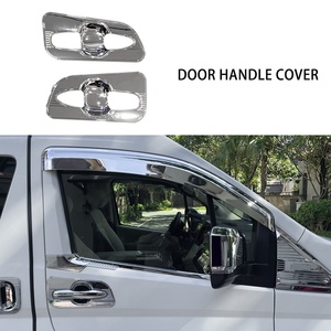 ชุดอุปกรณ์ตกแต่งภายนอกรถยนต์คุณภาพสูง ชุดเต็ม ครอบไฟหน้า ครอบไฟท้าย สำหรับรถยนต์โตโยต้า ไฮเอซ ปี 2015 ขึ้นไป - Product Image 1