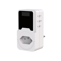 Prise de protection 10A pour cuisinière électrique, prise monophasée 220V, régulateur de tension automatique avec sélecteur