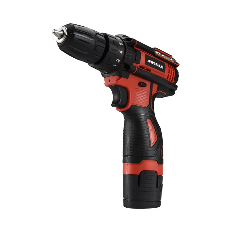 MINRUI 12V Cordless Drill Machine with Variable Speed 10mm Mini Cordless Drill & Battery Drilling Tools OEM Supported