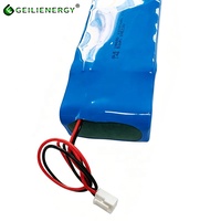 بطارية ليثيوم قابلة لإعادة الشحن GLE 146.52Wh 3S6P 11.1V 13200mAh 18650 لإضاءة المسرح مع موصل VHR ثنائي السن 3.96 مم