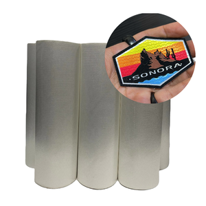 Parches de tela de poliéster 100% blanqueados para sublimación, tejidos, para serigrafía, flocados, <span class=keywords><strong>en</strong></span> blanco, tipo tatami, bordados - Product Image 1