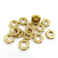 ISO 4035 Brass Thin Nut M3-M30 C3604 Plain for Electrical Plumbing Instrument ANBOR