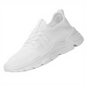 Calzado Deportivo Casual para Hombre y Mujer, Talla Grande, Transpirable, con Cordones de PVC, Ligero, con Suela Gruesa Adhesiva en Frío, para Verano - Product Image 4