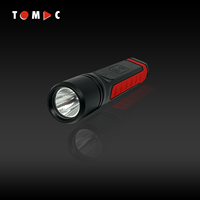 Lampe torche LED rechargeable TOMAC professionnelle, certifiée CE, 30lm/400lm/1100lm, trois modes, pour usage extérieur