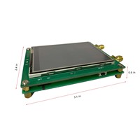 MAX2870 Signal Generator High Precision Dual Output RF Signal Generator 23.5MHz-6000MHz Touchscreen PLL USB Power 10.8x7.6x3cm