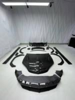 Kit carrosserie en fibre de carbone sèche style SE U pour Lamborghini Urus : lèvre avant, capot, diffuseur arrière, spoiler de toit, aileron arrière