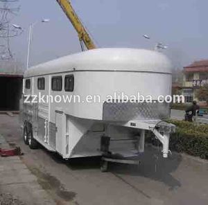 Australia Standard Gooseneck 4 <b>Trailer</b> for Sale Customized Loading <b>Trailers</b> with Living Area Horse Carriage Carts - Product Image 4