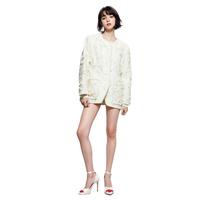 Factory Outlet gaya kargo berlapis wanita musim dingin wanita memakai jejak nilon bordir zip up kustom untuk jaket pakaian luar wanita