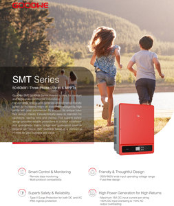 <span class=keywords><strong>Goodwe</strong></span> série <span class=keywords><strong>SMT</strong></span> GW50KS-MT GW60KS-MT 50KW 60KW sur onduleur solaire triphasé lié au réseau pour le commerce système d'énergie solaire - Product Image 2