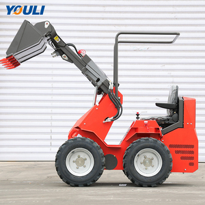 Youli pemuat roda pertanian Diesel Mini pemuat jalur depan roda kecil pemuat kemudi selip Mini - Product Image 1
