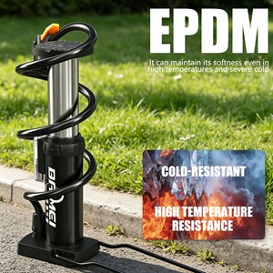 <span class=keywords><strong>Pompe</strong></span> à pied portable Baimei haute pression en acier pour pneus de vélo – <span class=keywords><strong>Pompe</strong></span> à air tendance pour vélo - Product Image 4