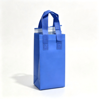 Sac isotherme pour plats à emporter, non tissé avec doublure en aluminium, poignée de transport