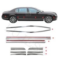 Nouvelles bandes chromées pour pièces automobiles, garnitures de portière de voiture pour Flying Spur 2004 2005 2012 3W5853071 3W5853072
