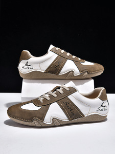 Zapatillas Retro Estilo Alemán para Hombre Tallas Grandes, Cosidas a Mano, Suela Octopus, Zapatos de Conducir, <span class=keywords><strong>Mocasines</strong></span> Casuales - Product Image 5