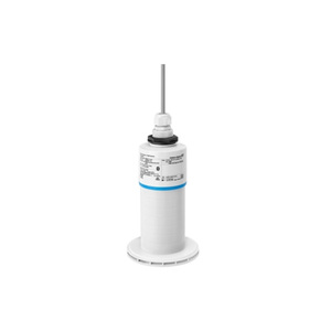 เซ็นเซอร์วัดระดับเรดาร์ Endress Hauser FMR20 ตัวเรือนสีขาว แถบสีน้ำเงิน พร้อมสายเคเบิลและฐานติดตั้ง - Product Image 1