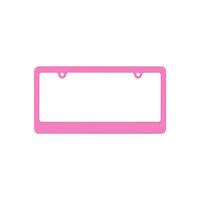 Cadre de plaque d'immatriculation américaine BOLONG à 2 trous en ABS, multicolores, logo personnalisé, cadre de plaque d'immatriculation standard américaine pour la décoration automobile