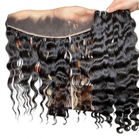 Remy Nandee L149 Extensions de cheveux indiens vierges brésiliens cambodgiens à cuticules alignées, ondulations frontales, 100g, double trame machine, vente en gros