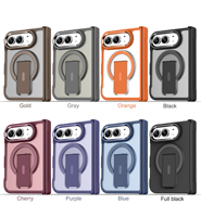 Nouvelle coque de téléphone pour iPhone 18 Duo, PC anti-chute, antichoc, avec béquille magnétique, toucher doux, coque de protection pour iPhone 18 Duo