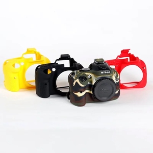 Housse de Protection en Silicone Souple pour <span class=keywords><strong>Appareil</strong></span> <span class=keywords><strong>Photo</strong></span> <span class=keywords><strong>Nikon</strong></span> D5200, Étui de Corps en Caoutchouc - Product Image 4
