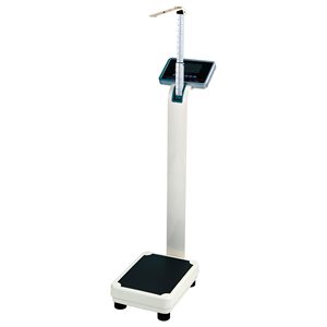 เครื่องชั่งน้ำหนักทางการแพทย์แบบชาร์จไฟได้ รับน้ำหนัก 200กก. 250กก. ได้รับการรับรองมาตรฐาน CE ความสูง 210 ซม. และเครื่องชั่งวัดค่าดัชนีมวลกาย รุ่น 826 - Product Image 1