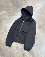 Veste universitaire personnalisée pour homme, coupe courte, design ample, style lettreman, polyester, patch brodé, vestes vierges