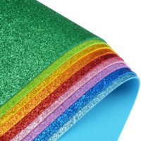 Espuma EVA Brillante de Colores al por Mayor para Manualidades Infantiles - Lámina Suave de 40 Grados para Proyectos Escolares de Arte y Creatividad