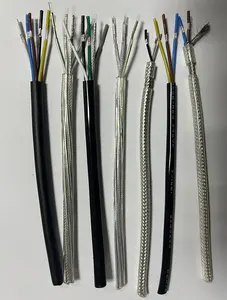 VDE8133 18AWG2C FEP/FEP 180C 500V 2 3 4 5 Câble flexible à 6 conducteurs Fils multiconducteurs pour l'éclairage Appareils électriques
